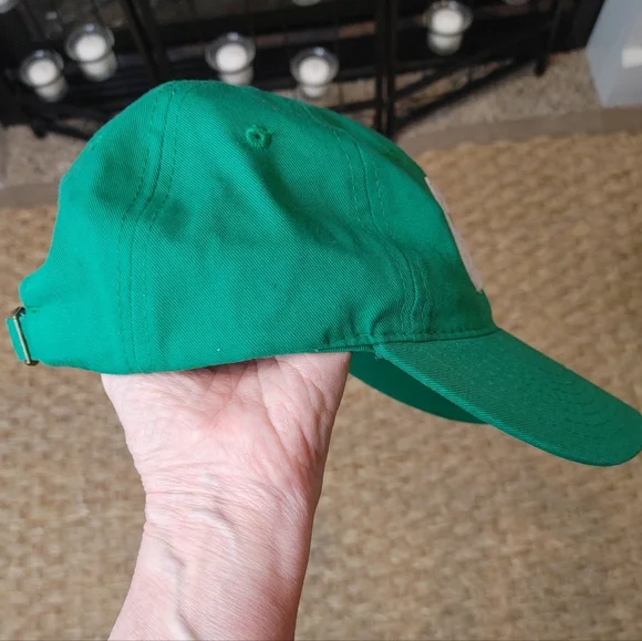 AVIATE GSO AIRPORT Embroidered Classic Dad Cap, Green - Picture 4 of 6